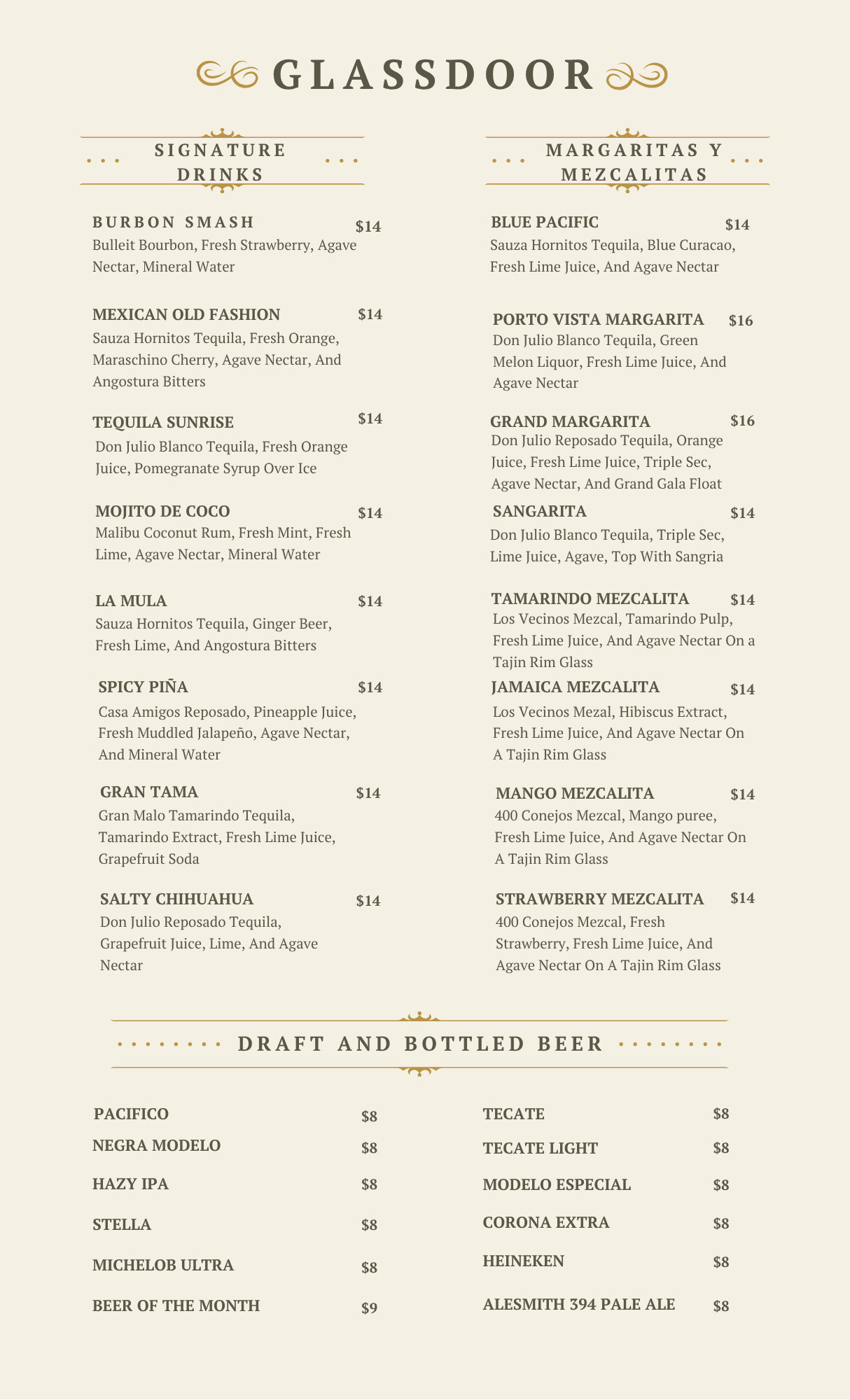 glassdoor restaurant drinks
